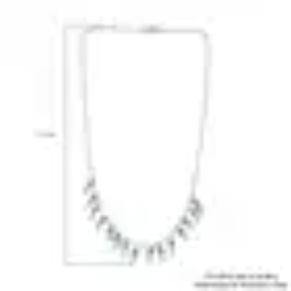 Santa Fe Style Mojave Turquoise Necklace 18 Inches in Sterling Silver - Picture 8 of 8